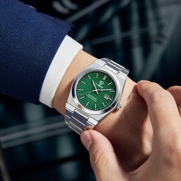 Waterproof Luminous Date Week Men Watch - Image 3