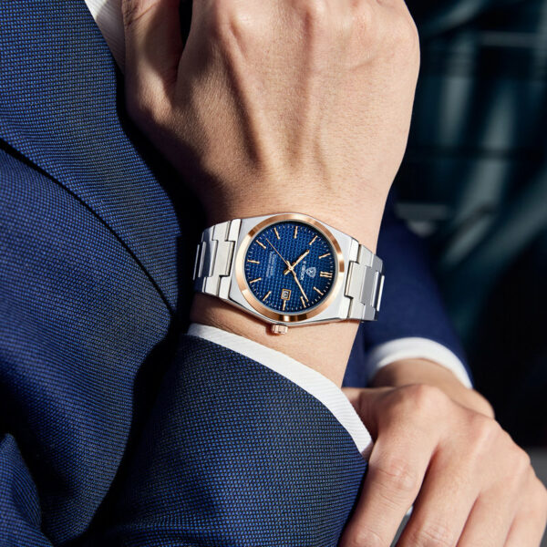 Waterproof Luminous Date Week Men Watch - Image 6