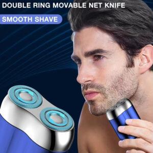 Usb Rechargeable Mini Double Head Electric Shaver for Men - Image 2