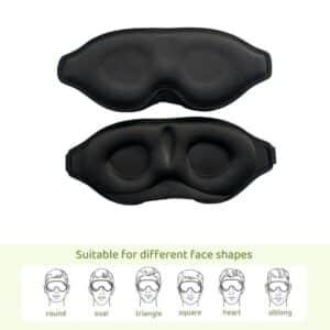 Ultra-light, Opaque Sleeping Eye Mask, Reusable 3D Sleeping Eye Mask - Image 2