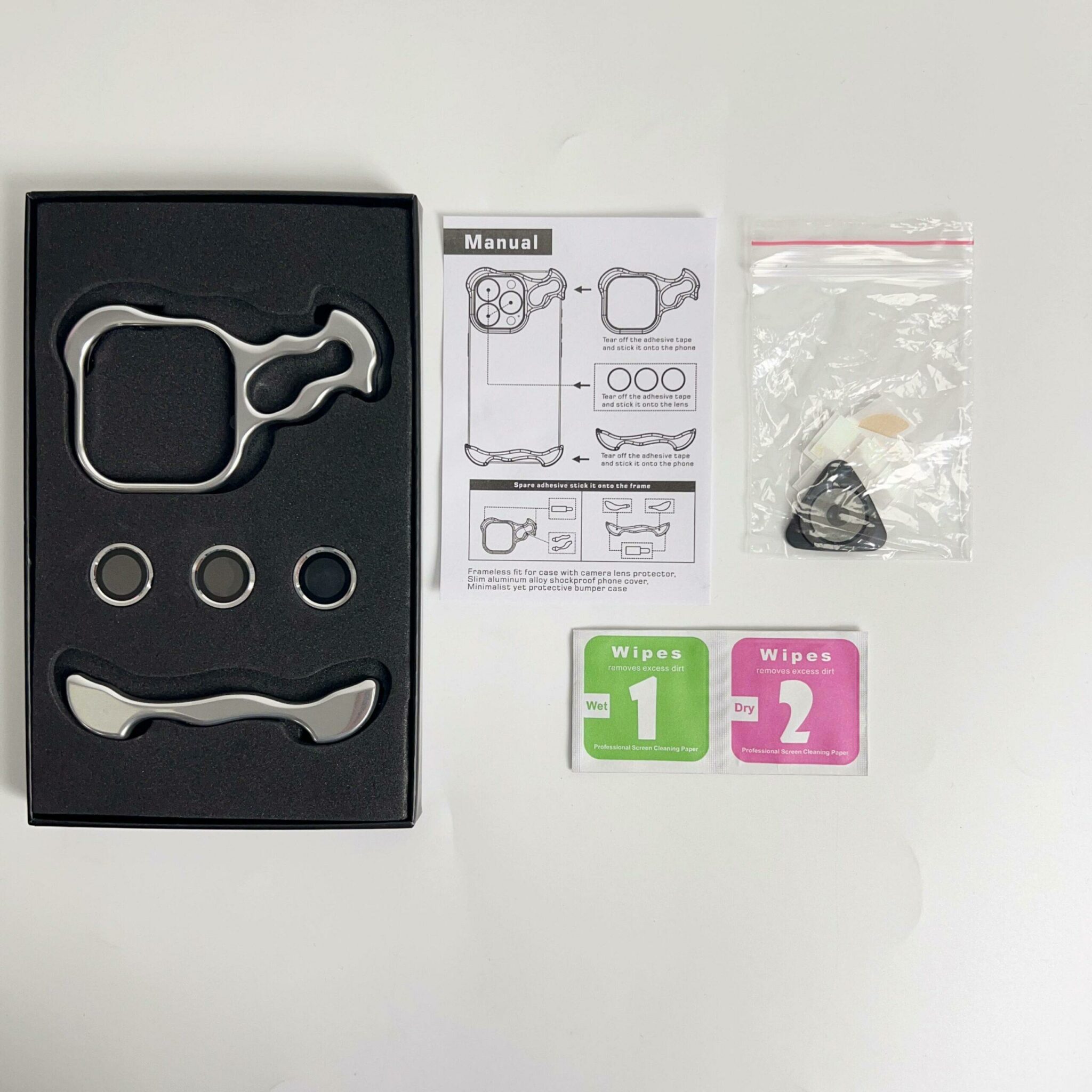 High Quality Metal Corner Pad Aluminum Frame Bumper Phone Case