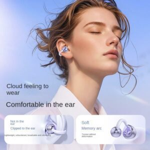 Wireless Ear Clip Earphones Open Sports Anti-sweat Active Noise Cancellation