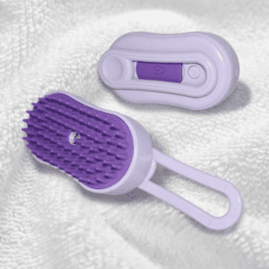 Foldable Soft Pet Hair Remover for Dogs & Cats Steam Brush Electric Spray Comb Beauty Brush Universal Massage