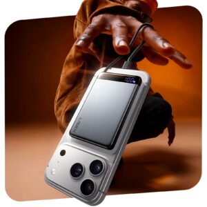 LISEN Portable Charger 10000mAh Power Bank Built in Cable