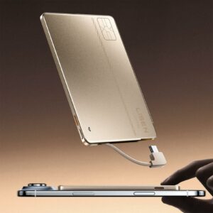 LISEN 0.2 Inch Ultra Slim Power Bank 5000mAh Portable Credit Card Charger