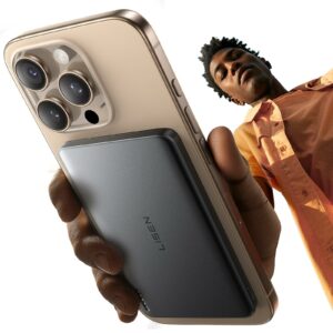 LISEN Upgraded 0.3'' Ultra Slim 5000 mHZ Magnetic Power Bank