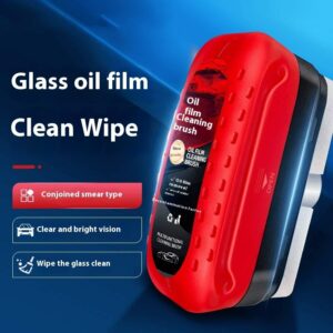Clean Glass Oil Film Strong Red Brush