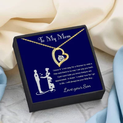 Gold Plated Stainless Steel Heart Zircon Pendant Necklace for Women Jewelry Dainty Choker Romance Gift - Image 3