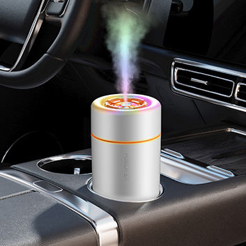Korean 360 Degree Aromatherapy USB Air Humidifier Low Noise Small Personal Desk Vehicle-Mounted Made Plastic for Car Office Use - Image 2