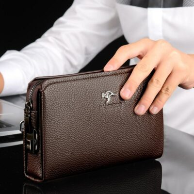 Clutch Bag Multi-Card Slot Wallet Password Lock Mobile Phone Bag - Image 2