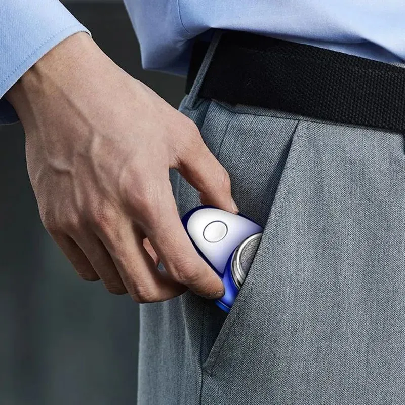 USB Rechargeable Mini Shave Electric Razor Waterproof Shaver - Image 2