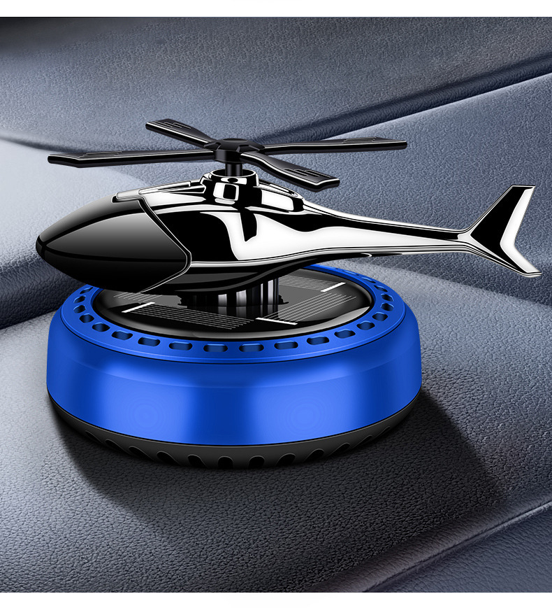 Car Air Freshener Auto Office Decoration Rotating Helicopter Aroma Diffuser - Image 3
