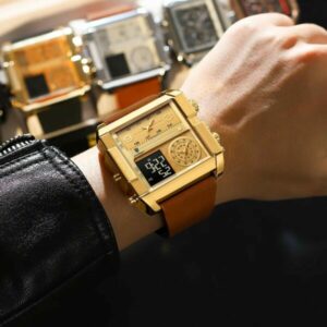 Luxury Digital Multifunction Waterproof Luminous Men Watch