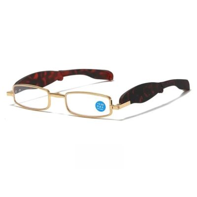 Mini Pocket Reading Glasses Golden Color - Image 4