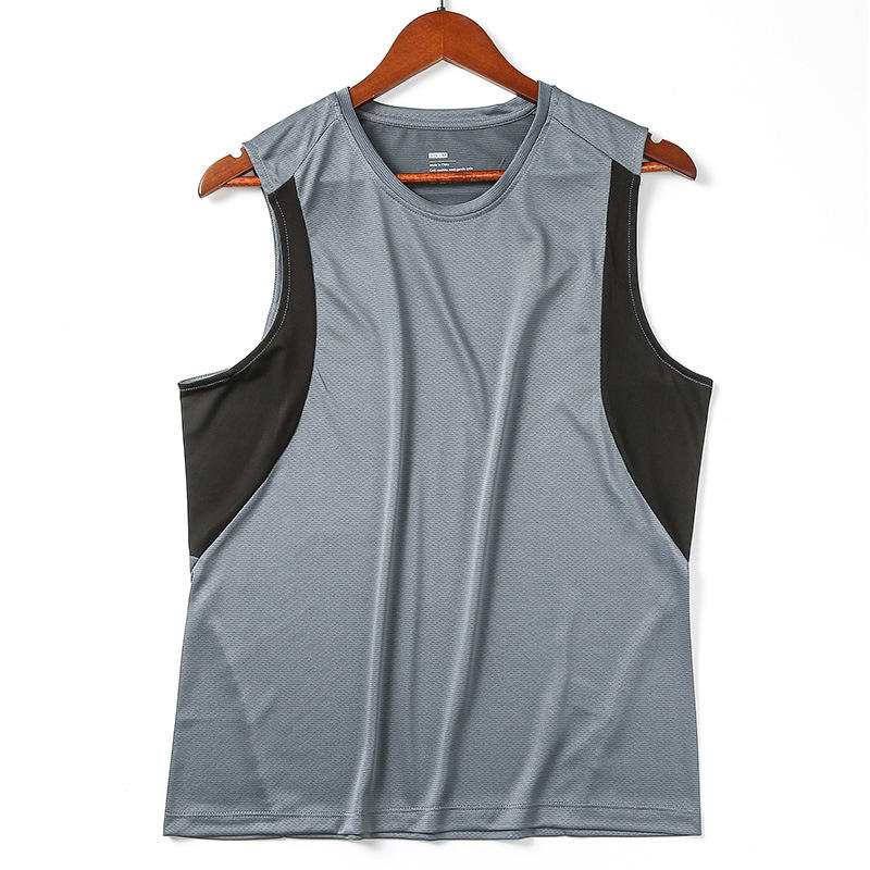 Cool Feeling Ice Silk Mesh Quick-drying Sports Vest Fitness - Image 4
