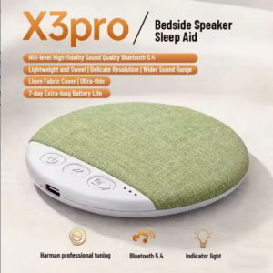 Ultra-thin Bedside Speaker Mini Rechargeable Wireless BT Portable Sleep Audio X3Pro