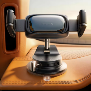 LISEN Upgraded Phone Holder Auto Lock Car Phone Mount Stable Suction Cell Phone Cradle