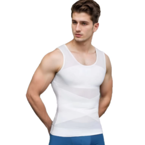 Men's Breathable Seamless Compression Waist Cincher Corset Body Shaping Shapewear Knitted Girdle Slimming Tummy Body Shaper Vest