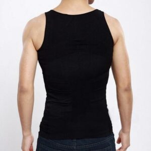 Mens Slimming Body Shaper Seamless Compression Shirt Tummy Control Slimmer Shapewear Gynecomastia Undershirt