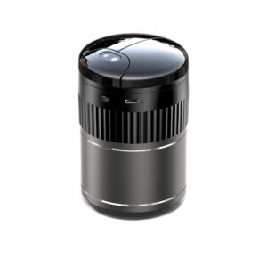 Smart Ashtray Supports LED Infrared Induction USB Charging Comes With Smoke Extinguishing Clip Smoke Mouth Aluminum Alloy ABS
