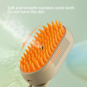 New Design Pet Brush 3-In-1 Pet Cat Steamy Brush Massage Mist Spray Dog Grooming Steam Pet Hair Remover Brush
