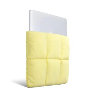 PUFFY LAPTOP SLEEVE 13 INCH 14 INCH, QUILTED PUFFER LAPTOP CARRYING PILLOW CASE for MACBOOK