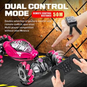 Kids Toys Double-sided Drive Rc Stunt Morph Cars 2.4g Electric Remote Control Racing 4wd Drift 360-degree Rotating Rollover Gift
