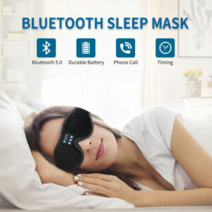 Earphone With Sleeping Washable 3D Blindfold Headset