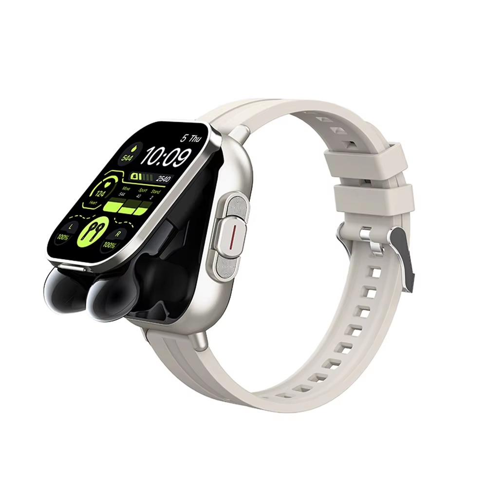 D8 2-in-1 Smart Watch with Built-in Wireless Earbuds - Image 3