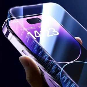 Anti Static Purple Light Anti Blue Tempered Glass Screen Protector for iPhone