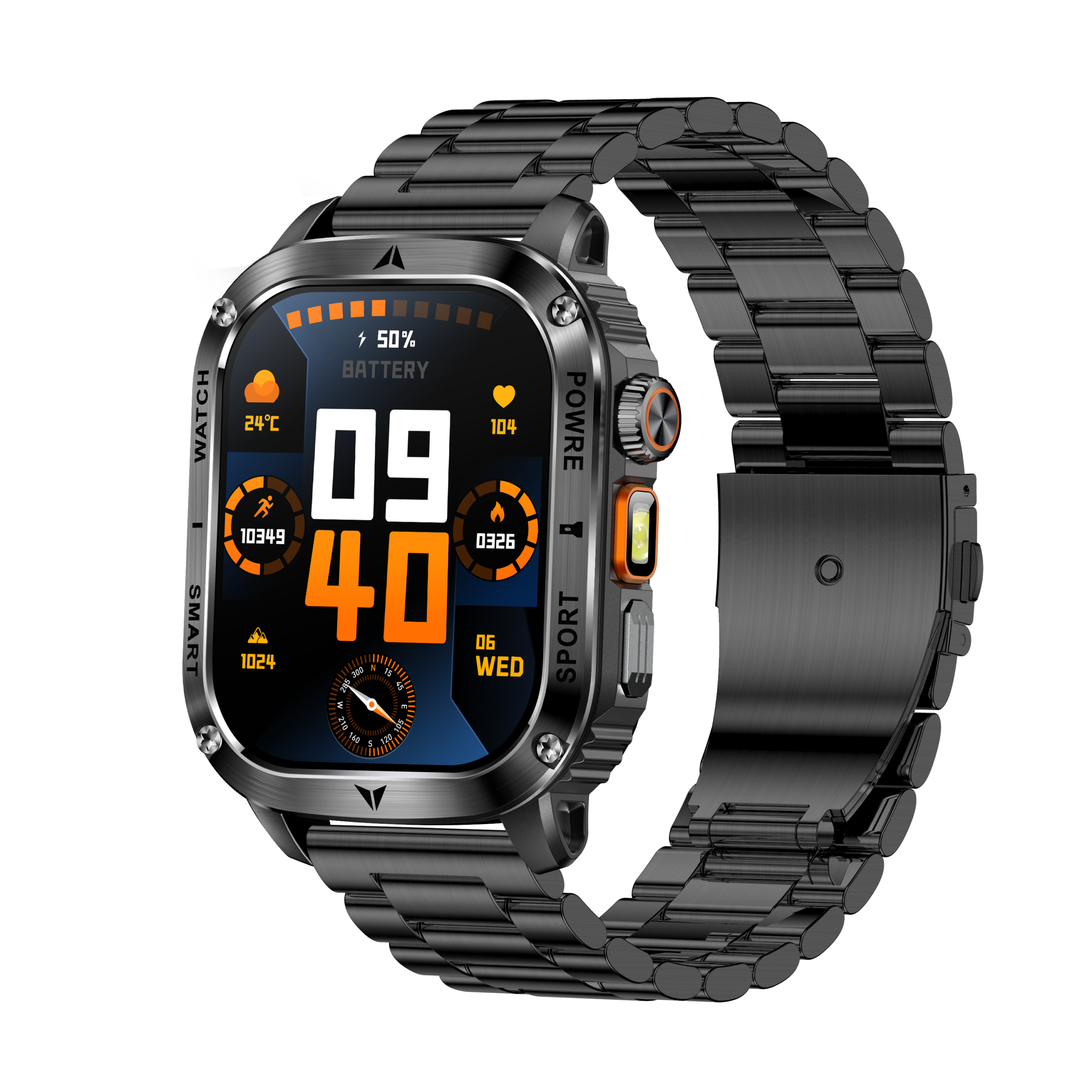 Smart Watch for Men 2.01-Inch Display BTCall 100+ Sports Modes Answer Call Sleep Tracker IP68 Wristband Watch - Image 7