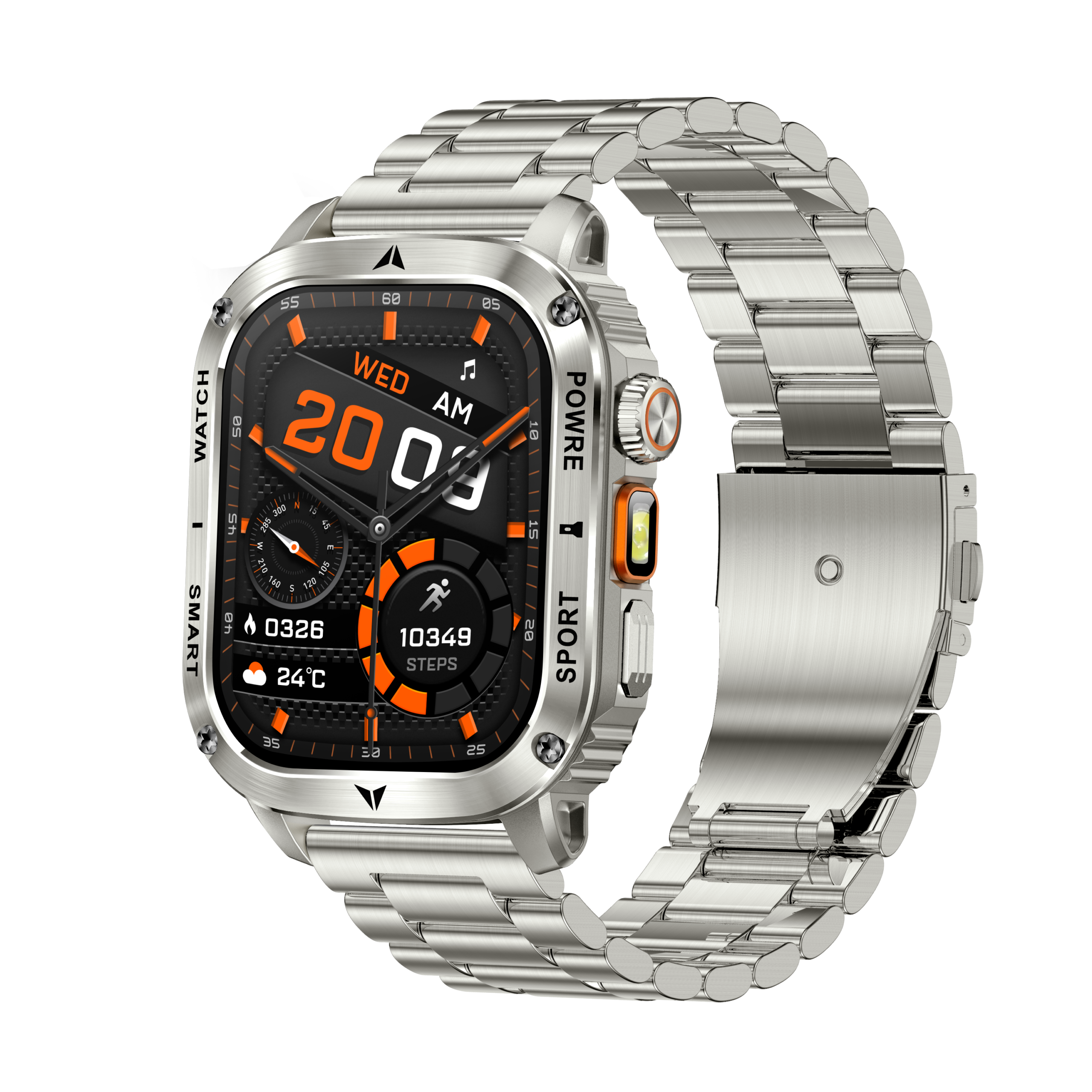 Smart Watch for Men 2.01-Inch Display BTCall 100+ Sports Modes Answer Call Sleep Tracker IP68 Wristband Watch - Image 2
