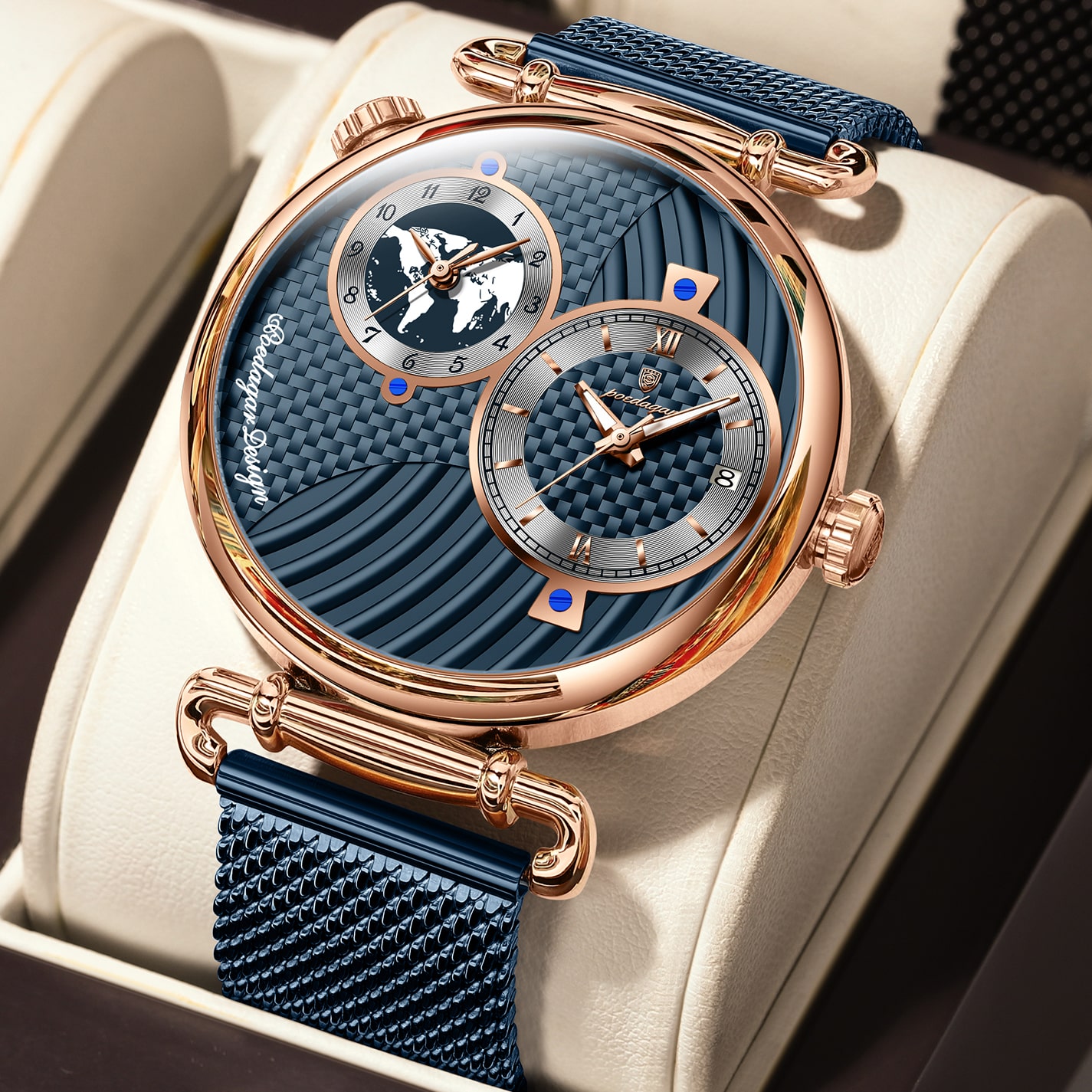 POEDAGAR 848 Quartz Watch - Image 4