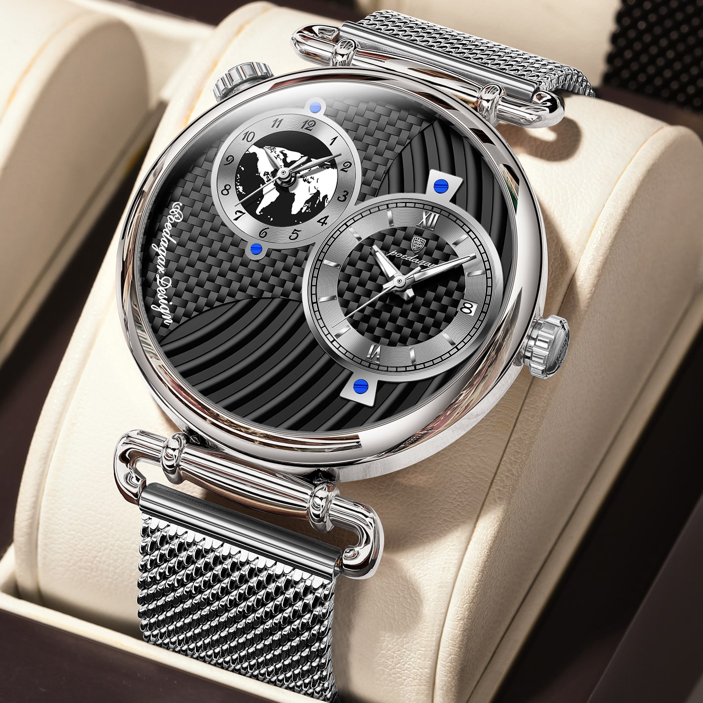 POEDAGAR 848 Quartz Watch - Image 3