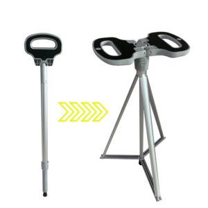 Folding Walking Cane with Seat