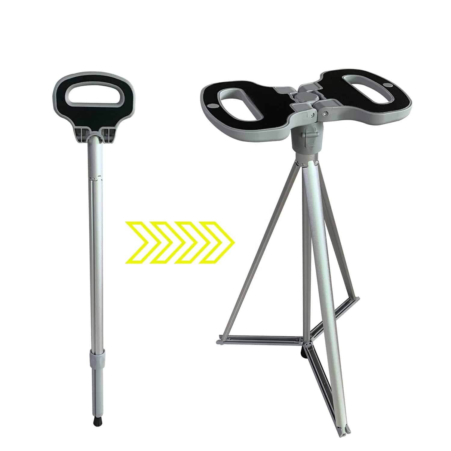 Folding Walking Cane with Seat